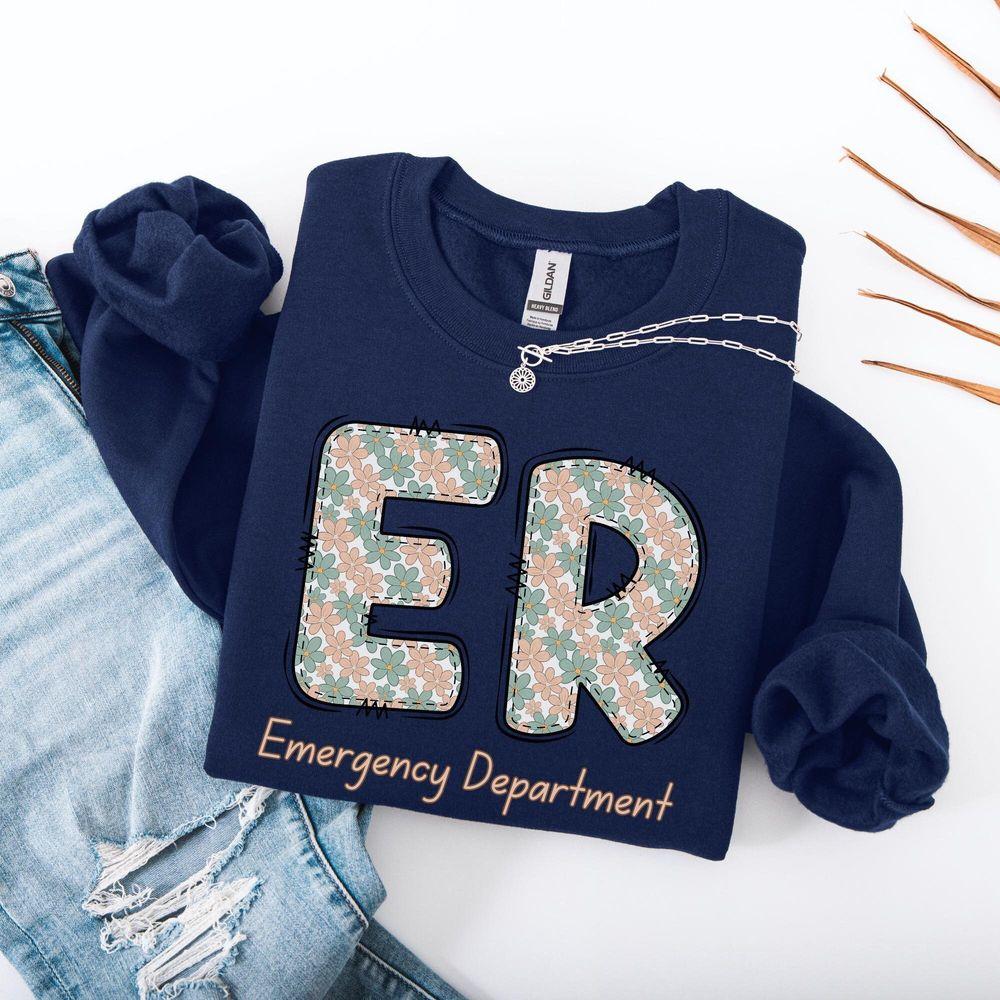 Floral Emergency Department 2 Tshirt Floral Emergency Department 2 Tshirt